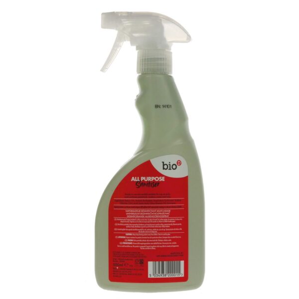 Bio-D All Purpose Sanitiser Spray (500ml) - Image 2