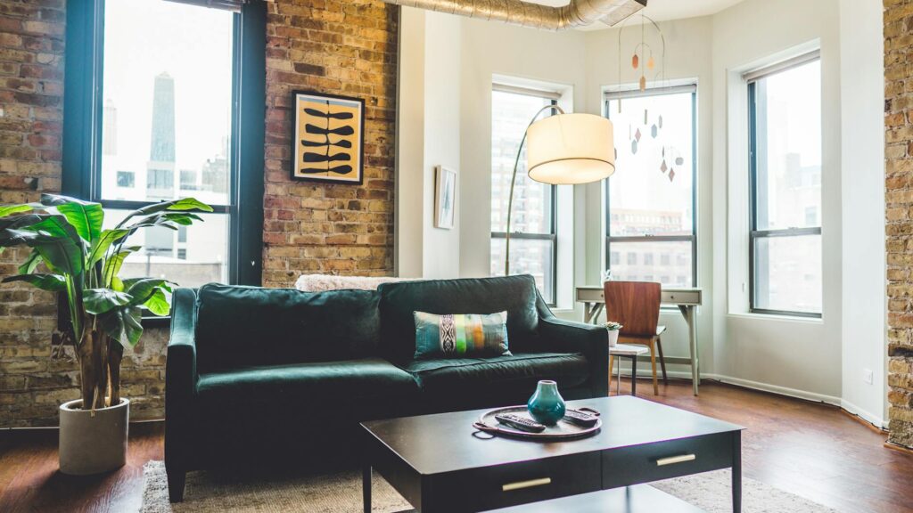 Clean Living Room